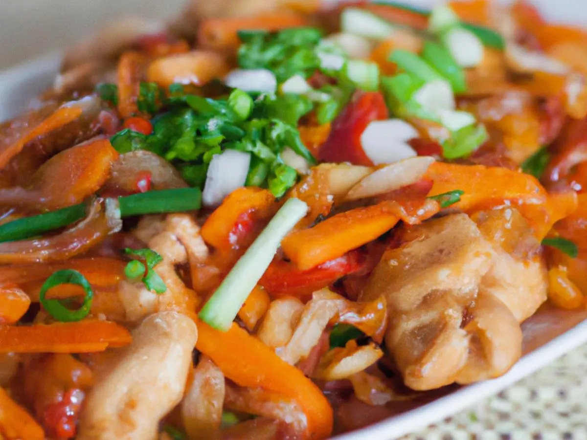 Small Chicken with Healthy Ginger Sauce Small Chicken with Healthy Ginger Sauce