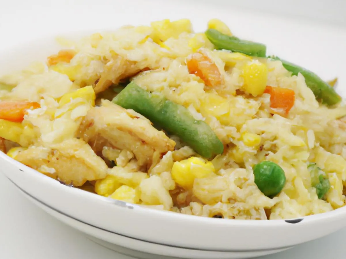 Small Pineapple Fried Rice with Chicken Small Pineapple Fried Rice with Chicken