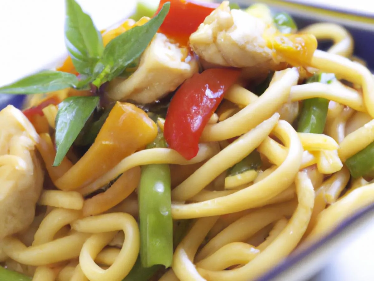 Small Spicy Drunken Udon Noodle with Chicken Small Spicy Drunken Udon Noodle with Chicken