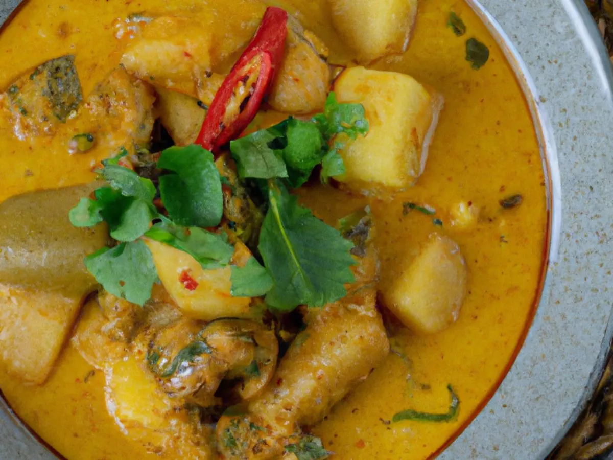 Small Massaman Curry with Mixed Vegetables Small Massaman Curry with Mixed Vegetables