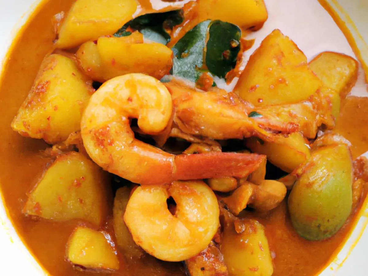 Small Massaman Curry with Shrimp Small Massaman Curry with Shrimp