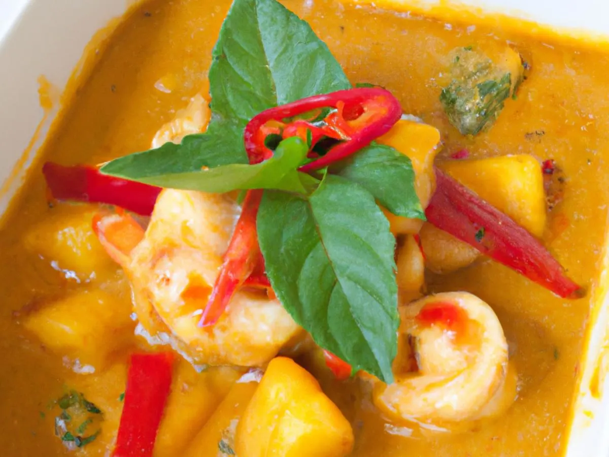 Small Red Curry with Shrimp Small Red Curry with Shrimp