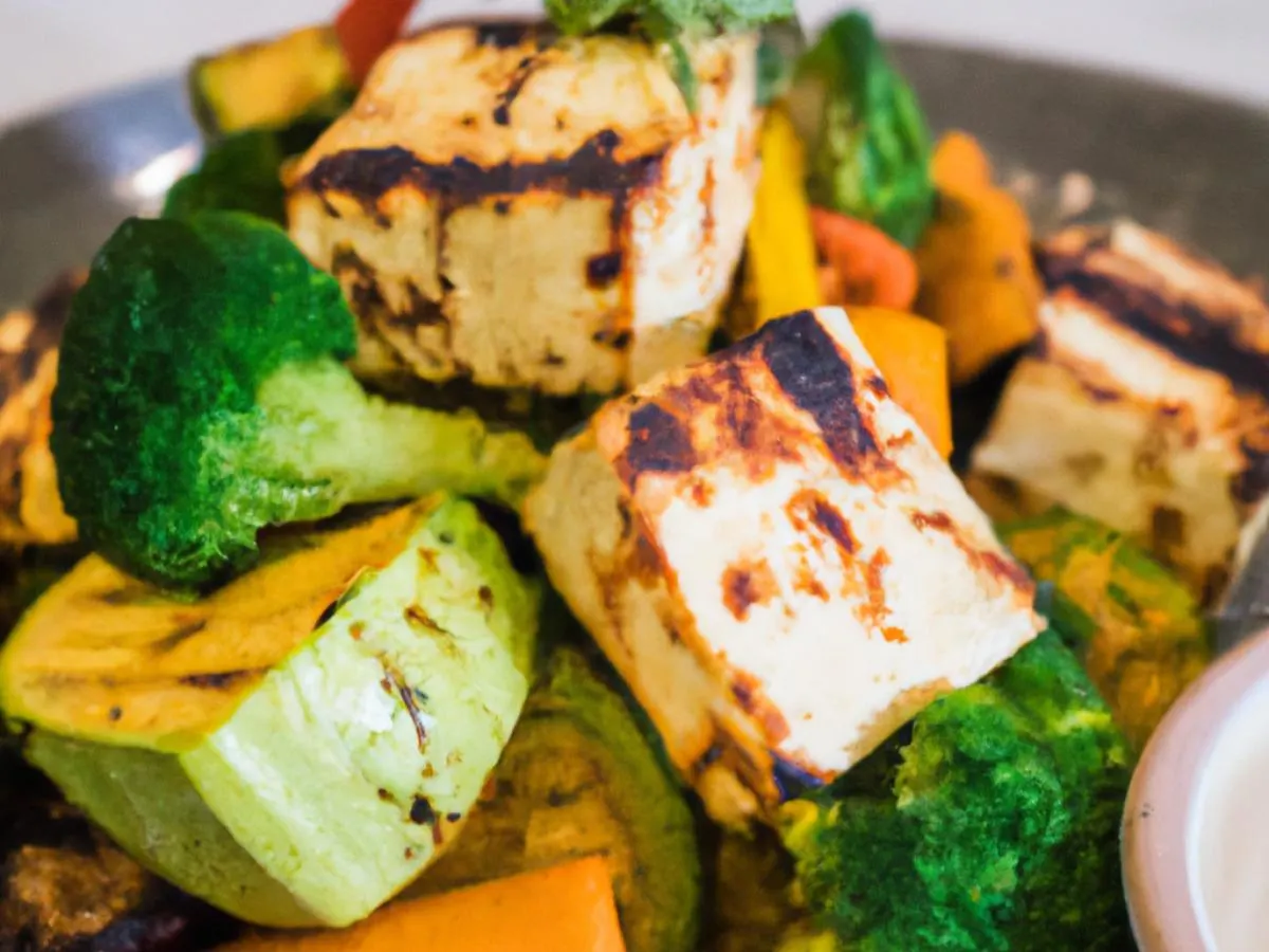 Seasoned Tofu with Roasted Vegetables Seasoned Tofu with Roasted Vegetables