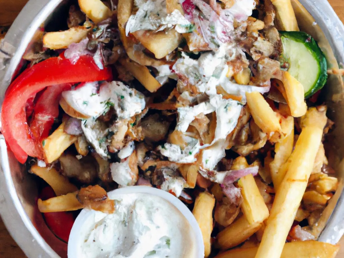 Gyro Fries With Chicken Gyro Fries With Chicken