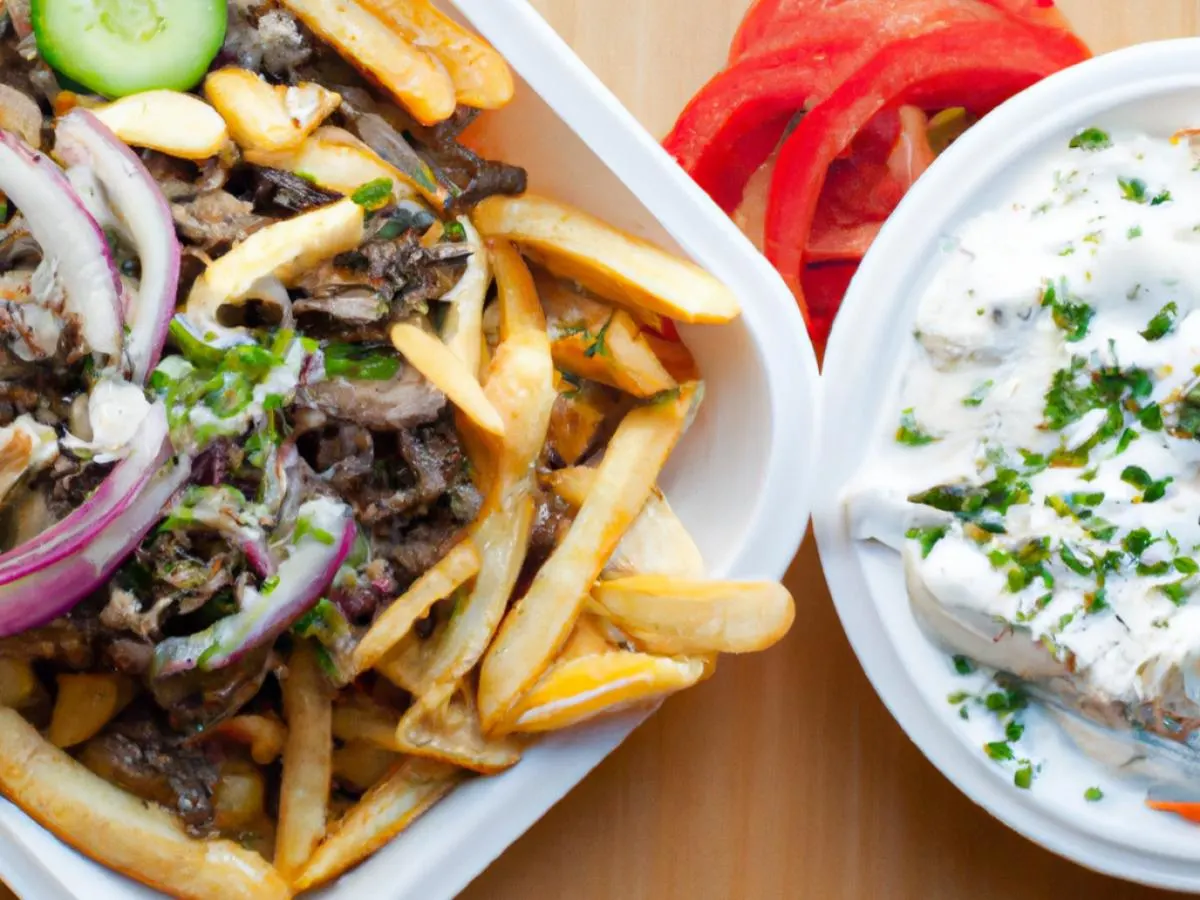 Gyro Fries With Lamb & Beef Gyro Fries With Lamb & Beef