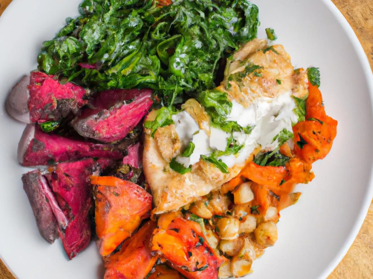 Greens with Chicken Greens with Chicken