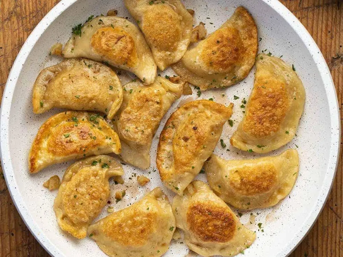 Vegan Potato Onion Pierogi Vegan Potato Onion Pierogi