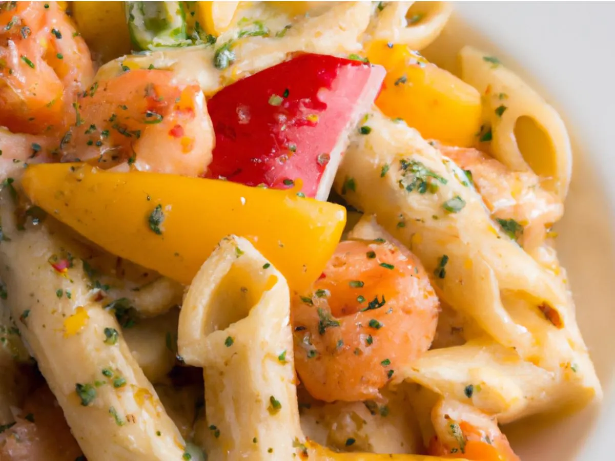 Rasta Pasta with Shrimp Rasta Pasta with Shrimp