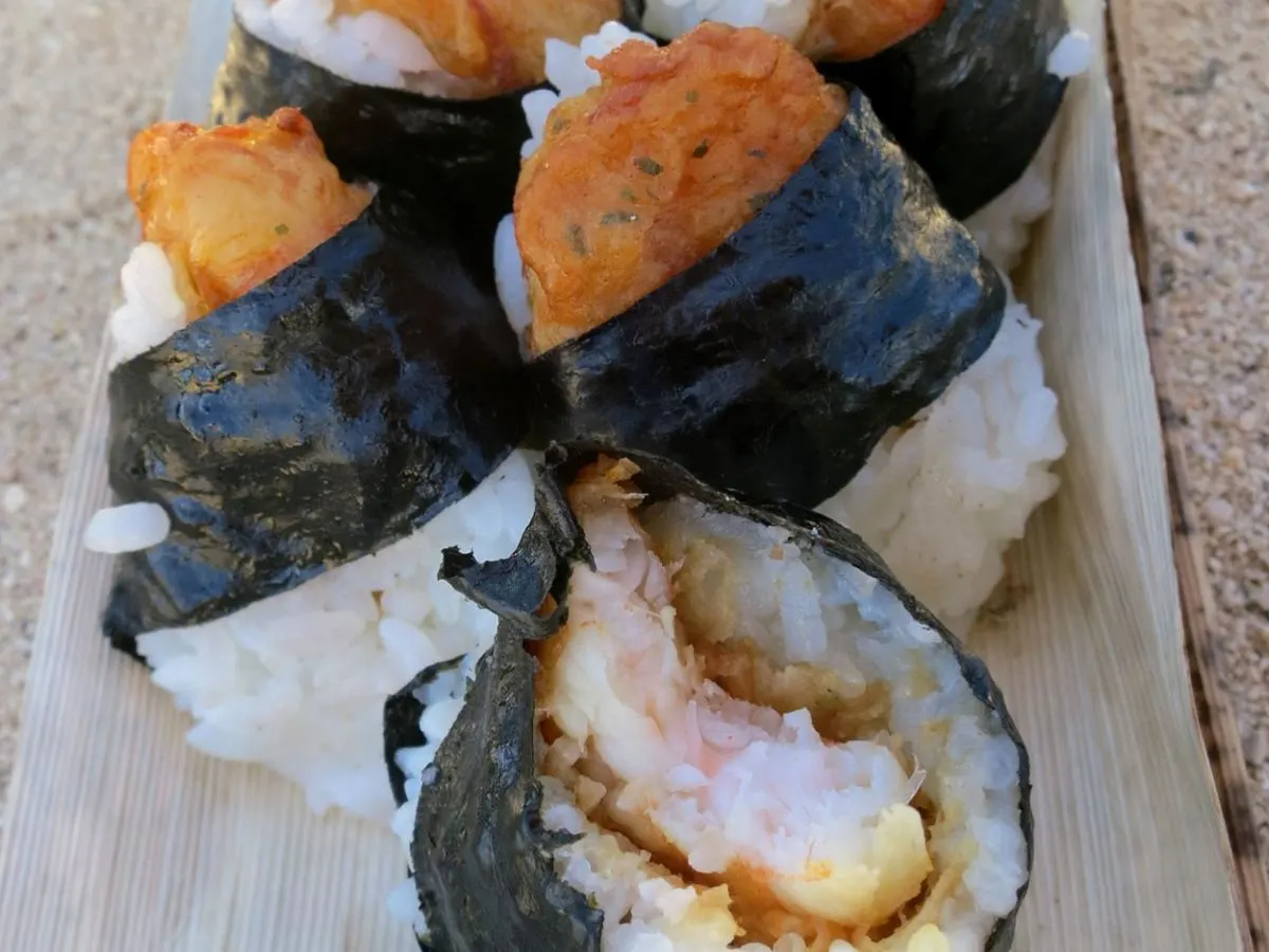 Hawaiian Garlic Shrimp & Spam Musubi Hawaiian Garlic Shrimp & Spam Musubi