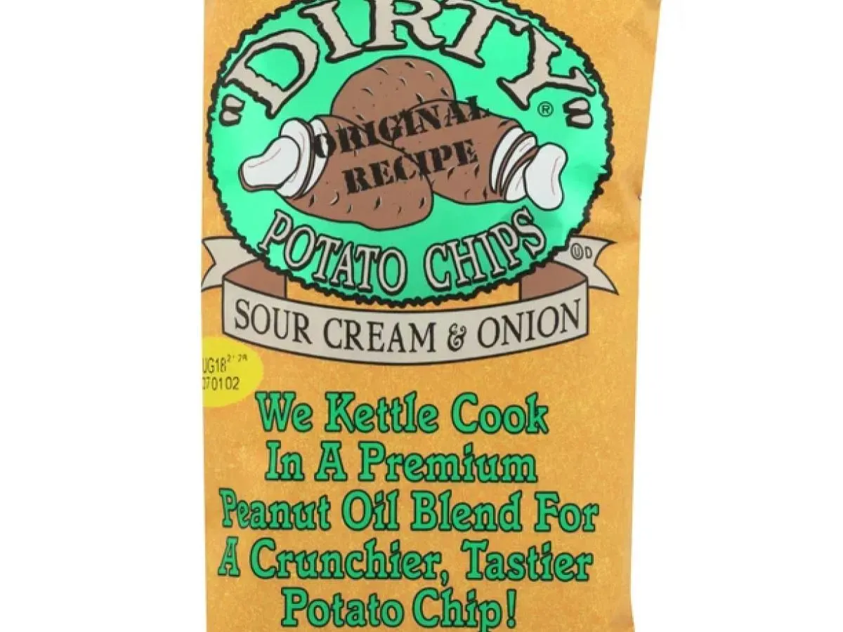 Sour Cream and Onion Dirty Kettle Style Potato Chips Sour Cream and Onion Dirty Kettle Style Potato Chips