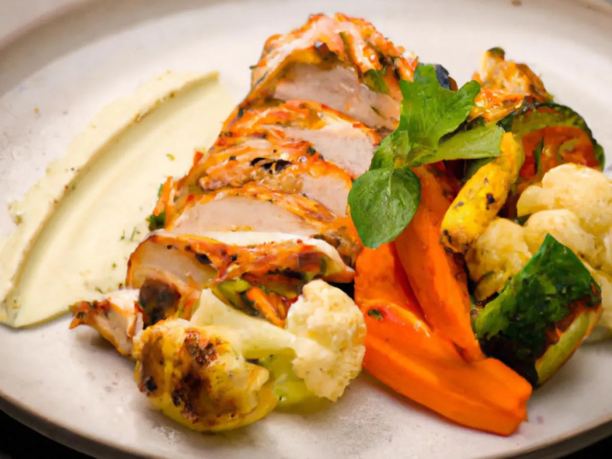 Chicken Breast with Roasted Vegetables Chicken Breast with Roasted Vegetables