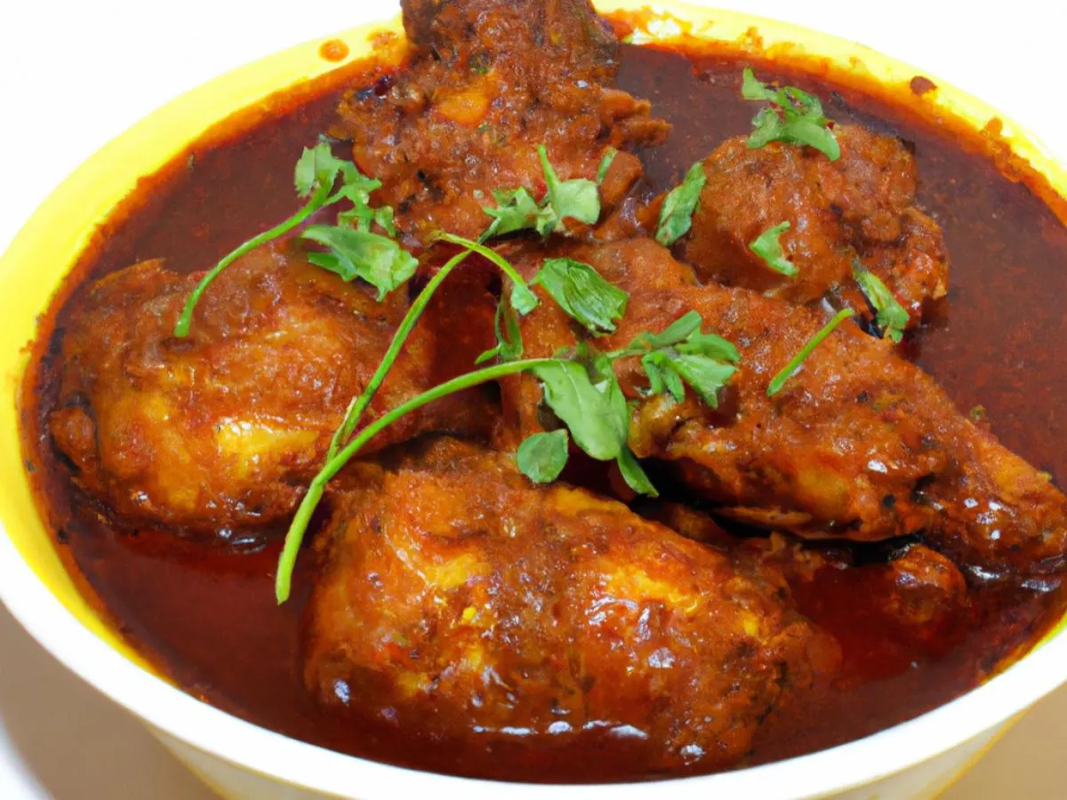 Large Chicken Curry
