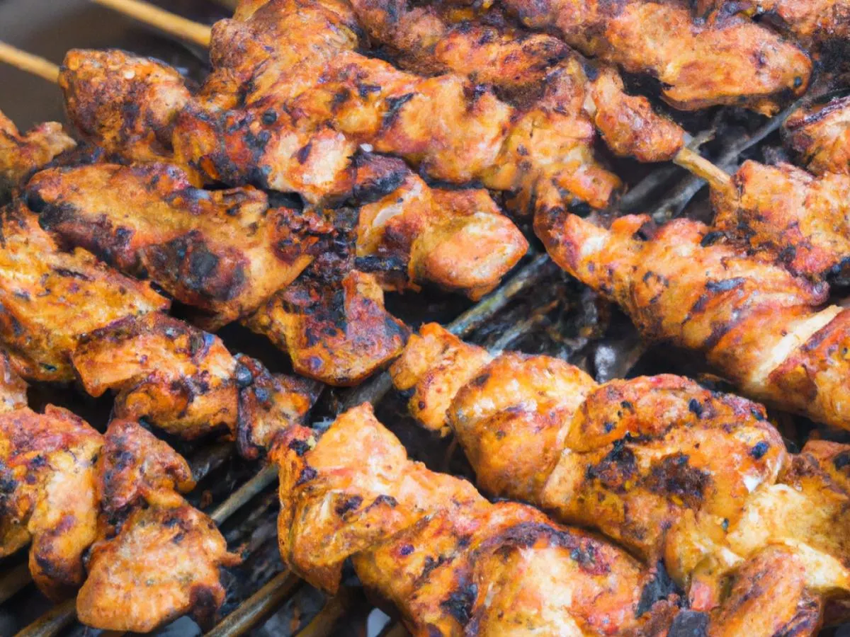 BBQ Chicken Skewers BBQ Chicken Skewers