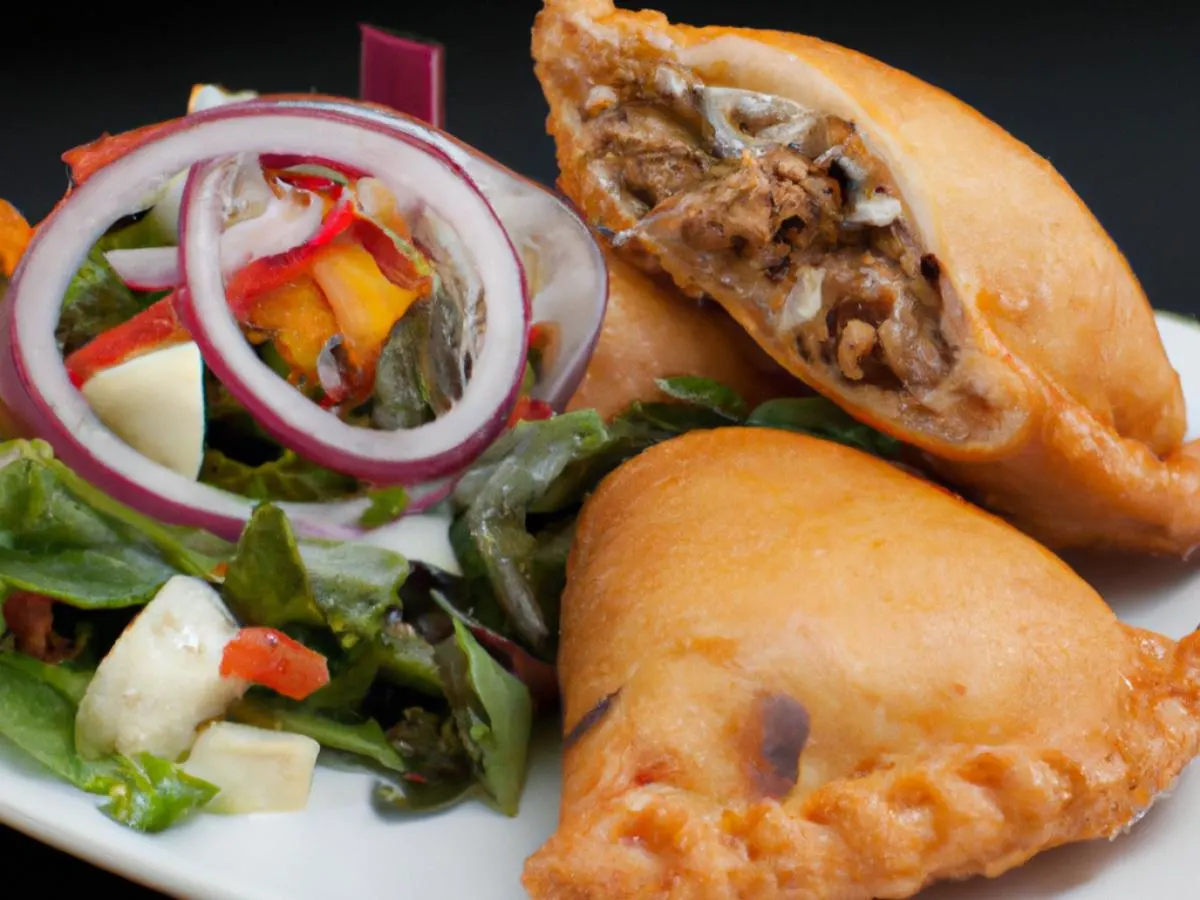 Peruvian Chicken Empanada and Salad Boxed Meal