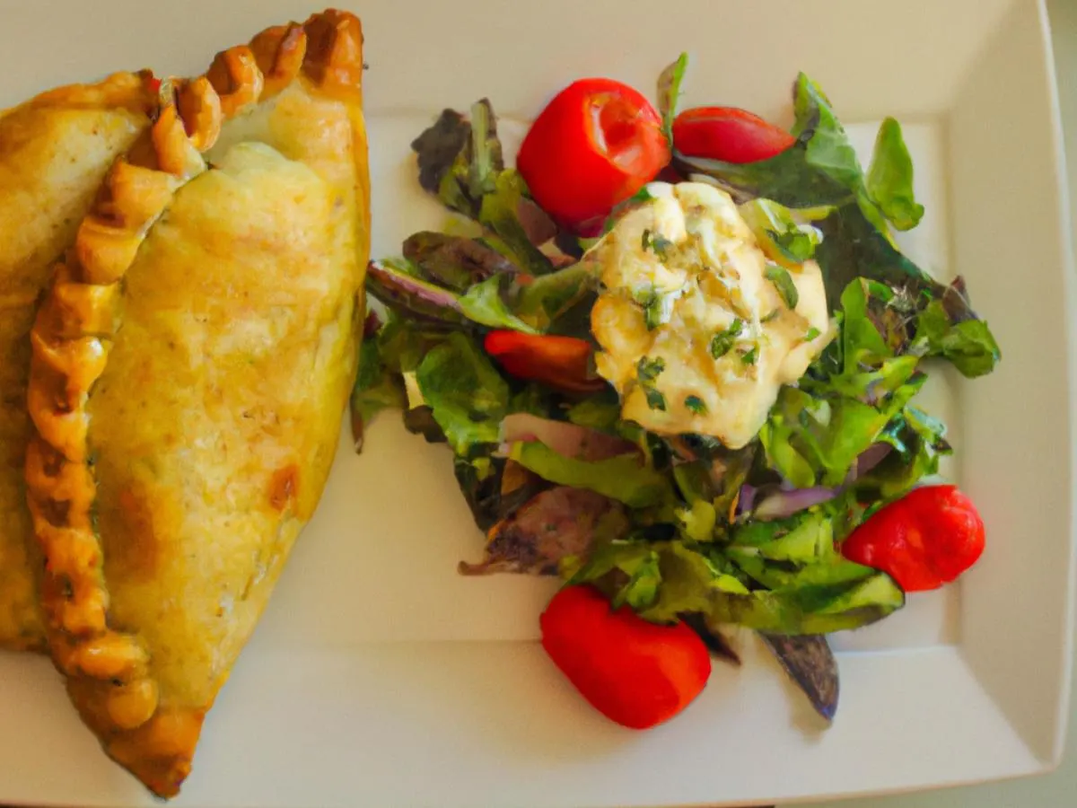 Margherita Empanada and Salad Boxed Meal