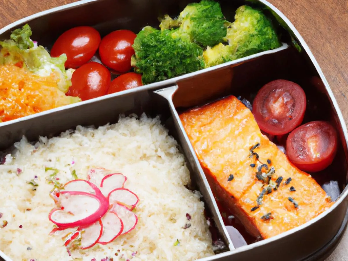 Sweet Chili Salmon Bento Box (gluten and Soy Free) Sweet Chili Salmon Bento Box (gluten and Soy Free)