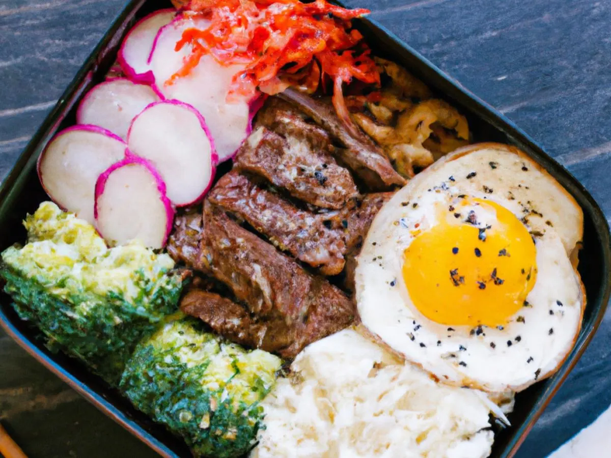 Light Carb Beef Bulgogi Bento Box Light Carb Beef Bulgogi Bento Box