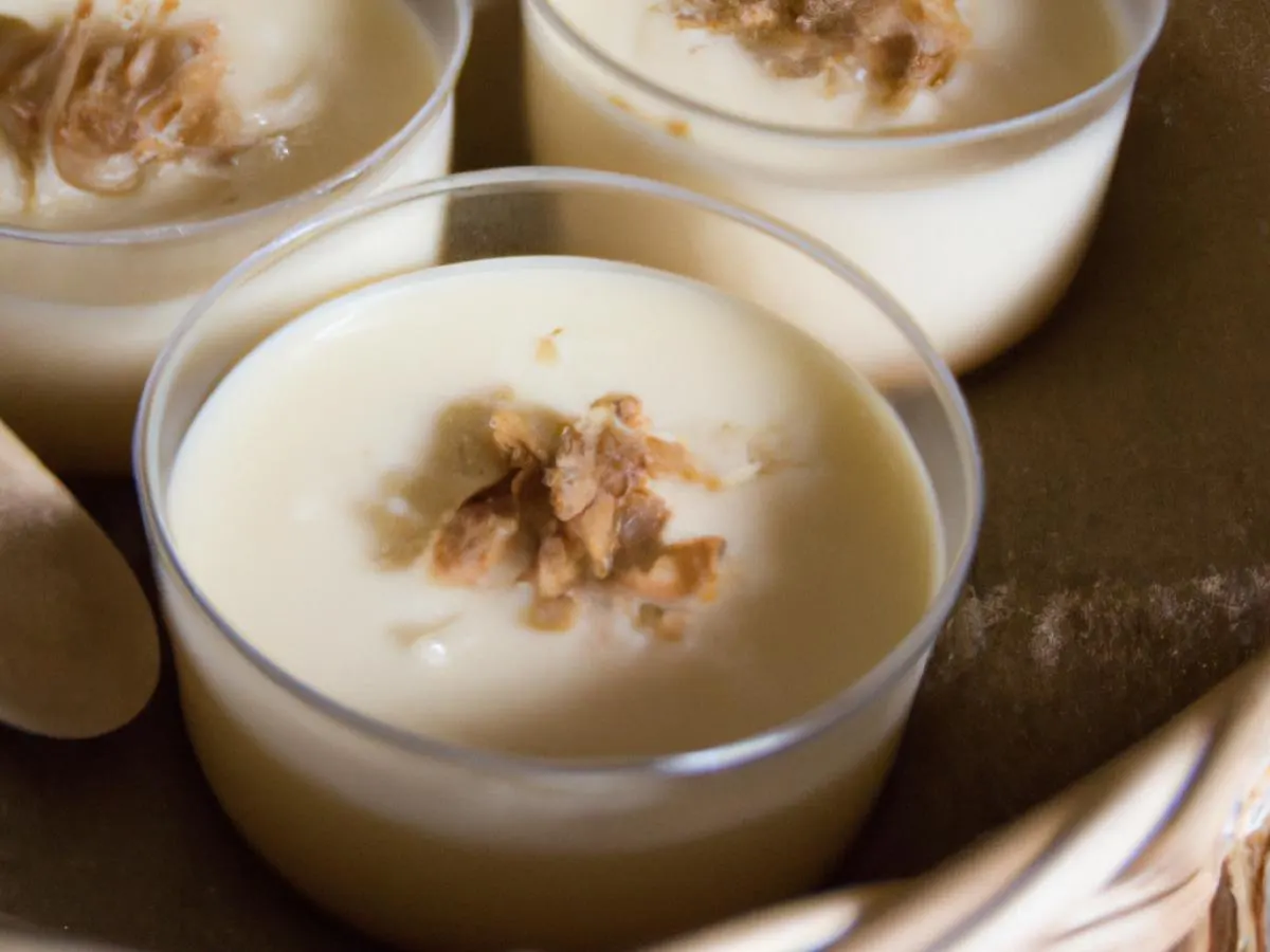 Vegan Coconut Panna Cotta Cups