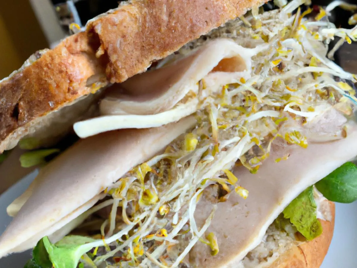 Turkey Sandwich with Pasta Salad Turkey Sandwich with Pasta Salad