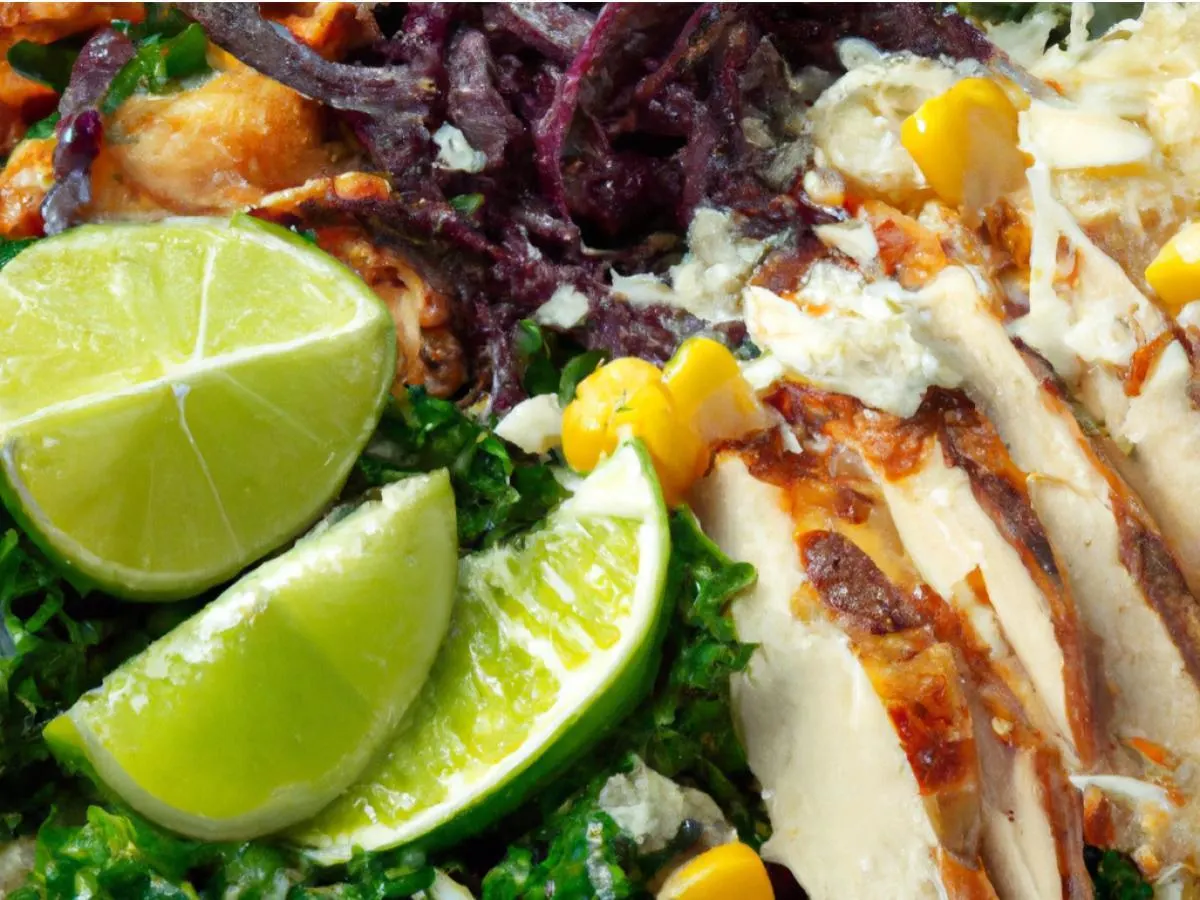 Crispy Chicken Poblano Salad Crispy Chicken Poblano Salad