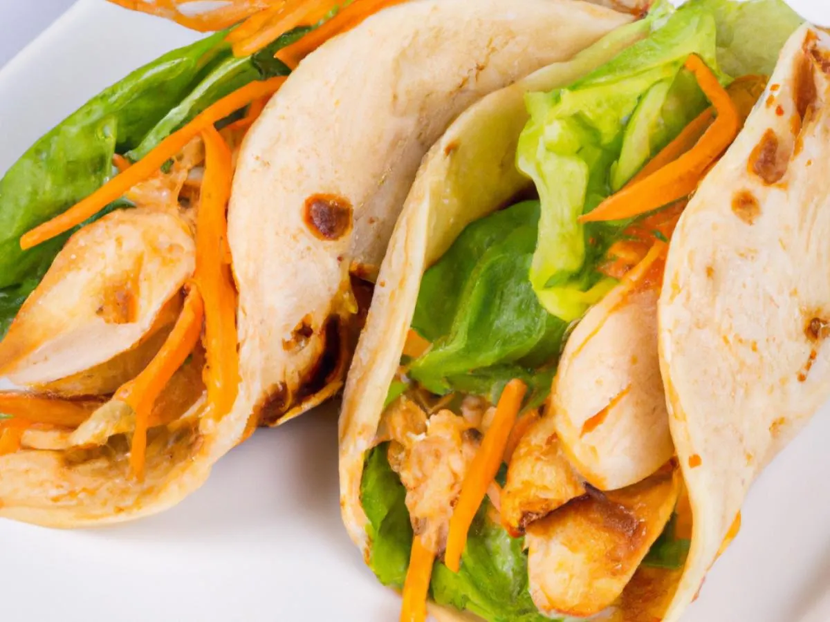 Thai Chicken Crunch Wrap Thai Chicken Crunch Wrap