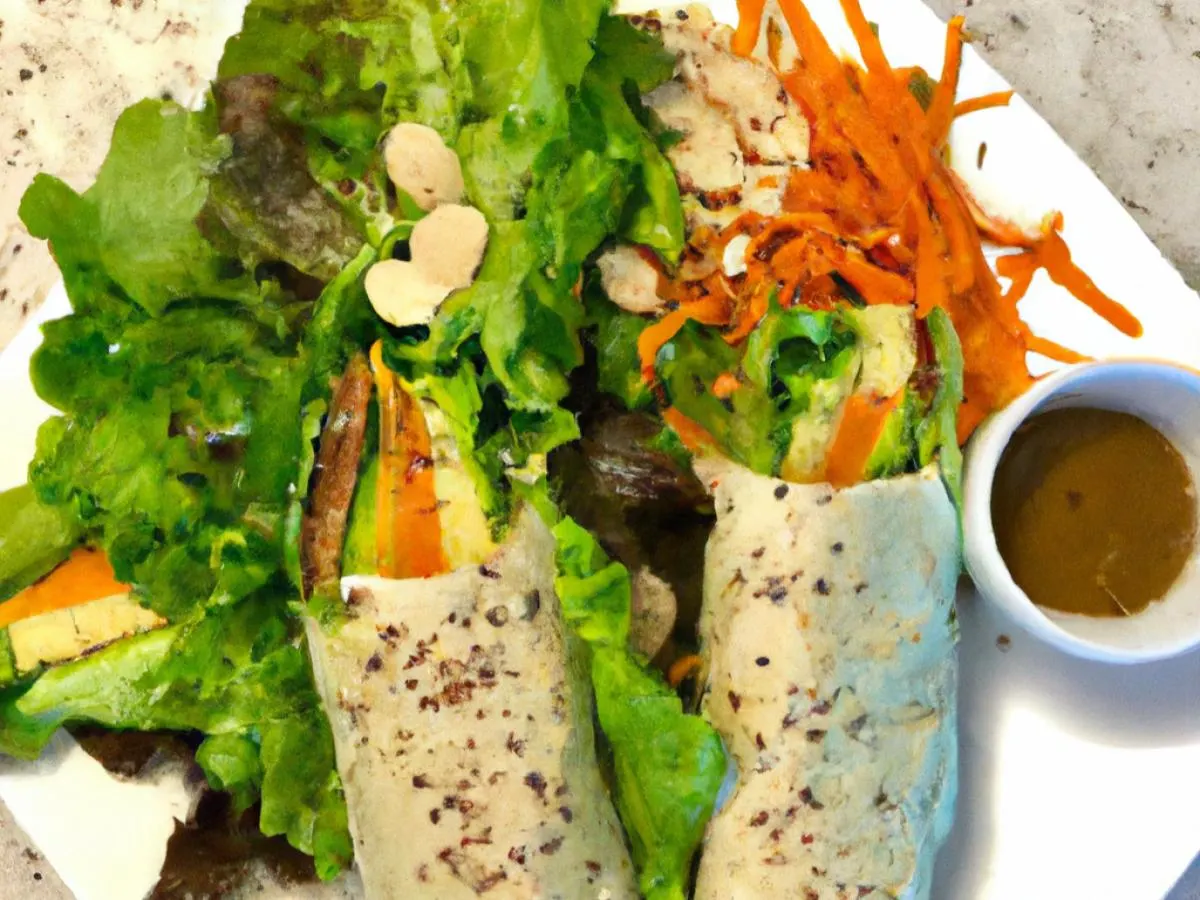 Tokyo Supergreens with Organic Sesame Tofu Wrap Tokyo Supergreens with Organic Sesame Tofu Wrap