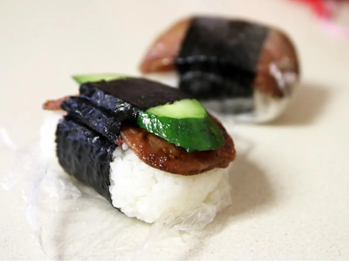 Cucumber and Spam Musubi Cucumber and Spam Musubi