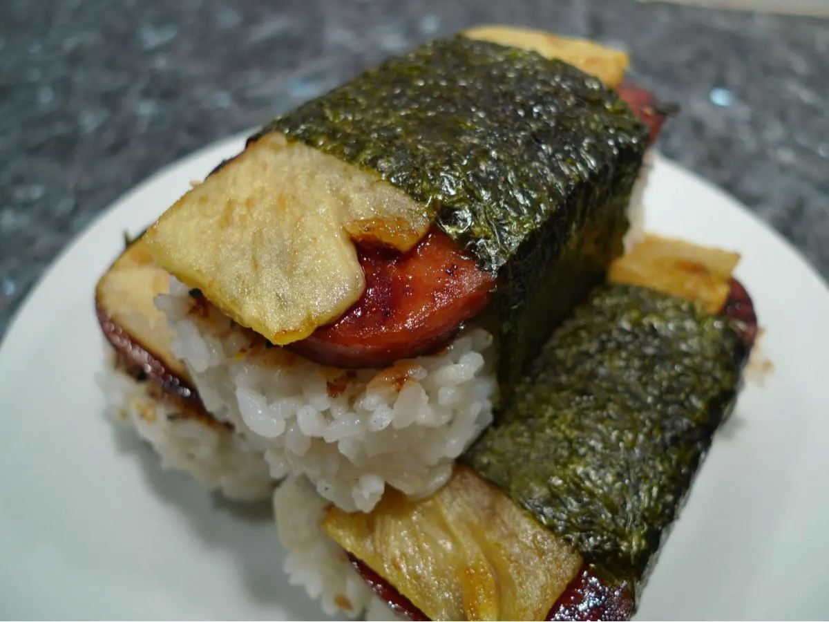 Pineapple and Spam Musubi Pineapple and Spam Musubi