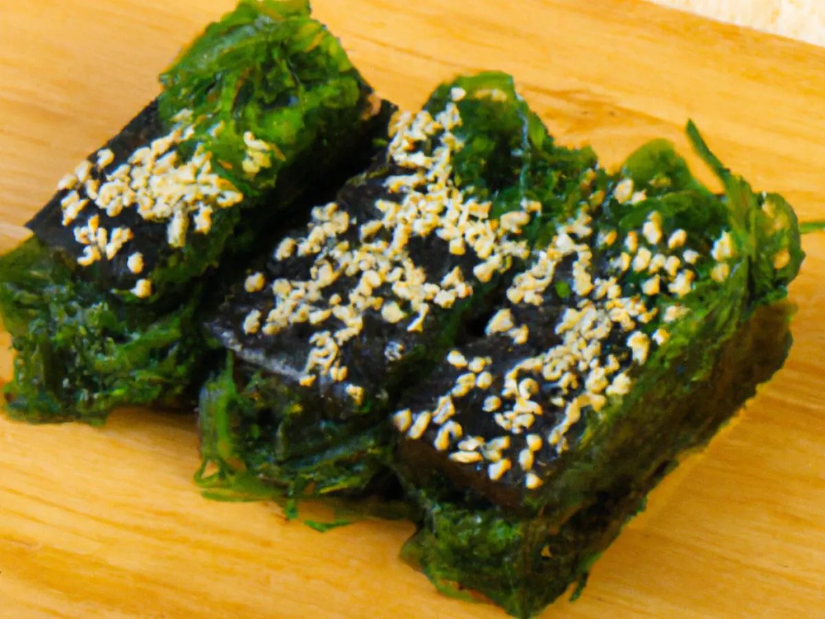 Seaweed Salad Musubi Seaweed Salad Musubi