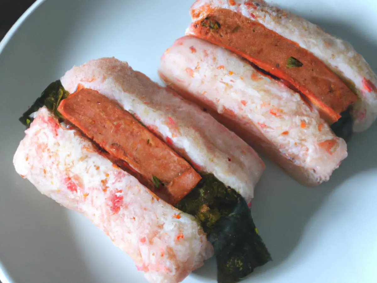 Kimchi and Spam Musubi Kimchi and Spam Musubi