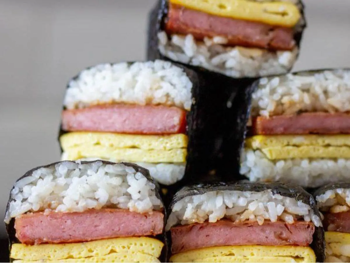 Egg and Spam Musubi Egg and Spam Musubi