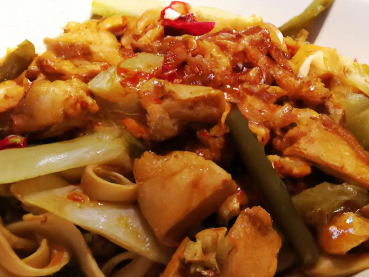 Halal Chicken Chili Garlic Noodles Halal Chicken Chili Garlic Noodles