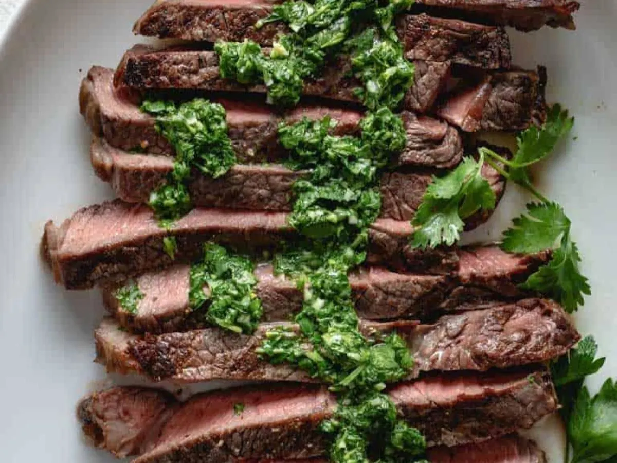 Top Sirloin Steak with Chimichurri Top Sirloin Steak with Chimichurri