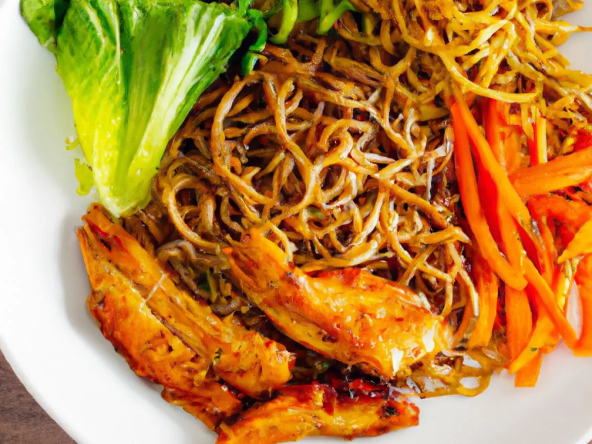 Chicken Teriyaki With Yakisoba Noodles and Veggies Chicken Teriyaki With Yakisoba Noodles and Veggies