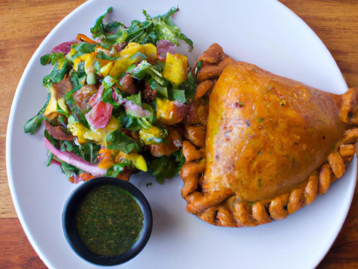 Al Pastor Empanada and Salad Boxed Meal