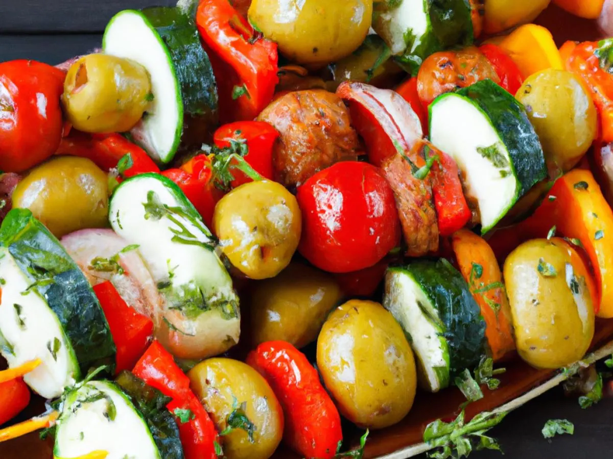 Marinated Vegetable Kebobs Marinated Vegetable Kebobs