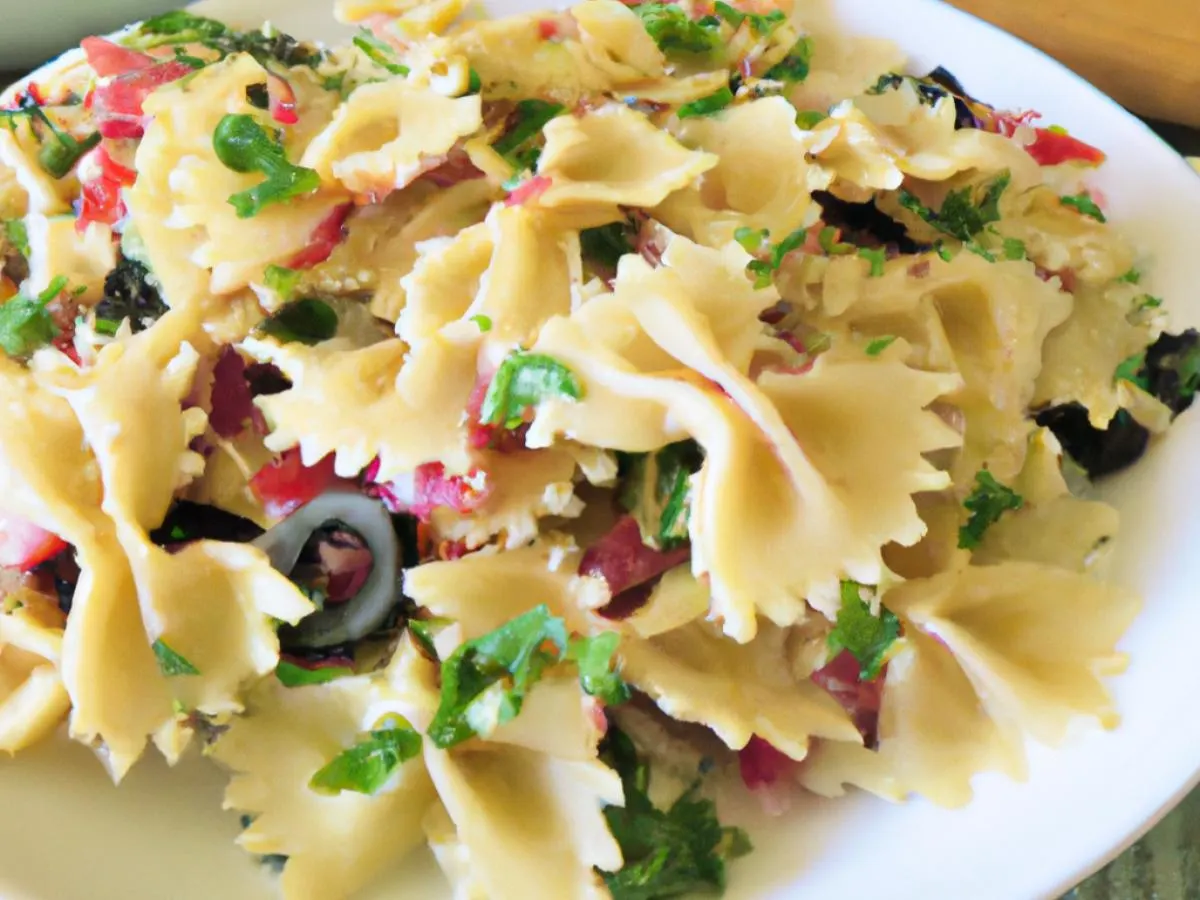 Bow Tie Pasta Salad Bow Tie Pasta Salad