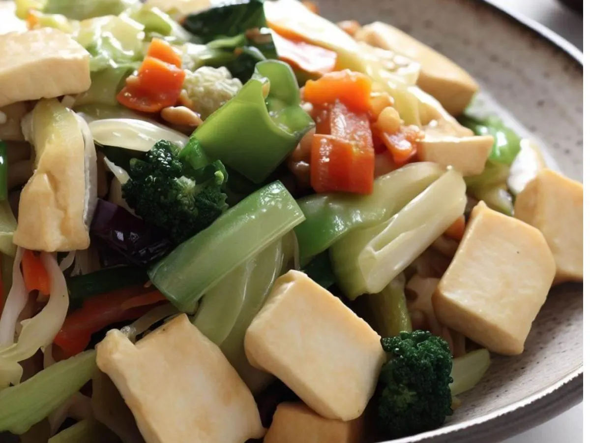 Mixed Vegetables With Tofu Mixed Vegetables With Tofu