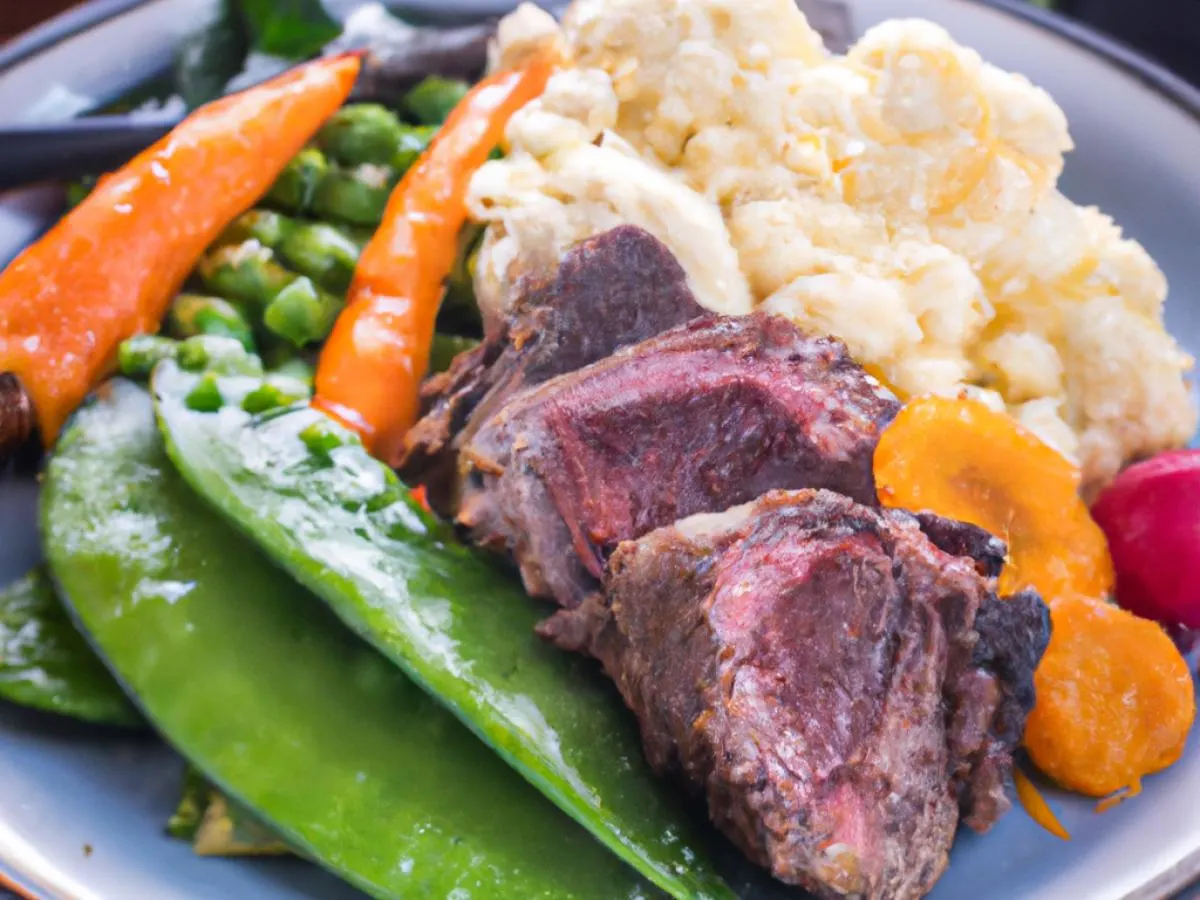 Light Carb - Grilled Lamb with Cauliflower Rice, & seasonal low carb vegetables Light Carb - Grilled Lamb with Cauliflower Rice, & seasonal low carb vegetables