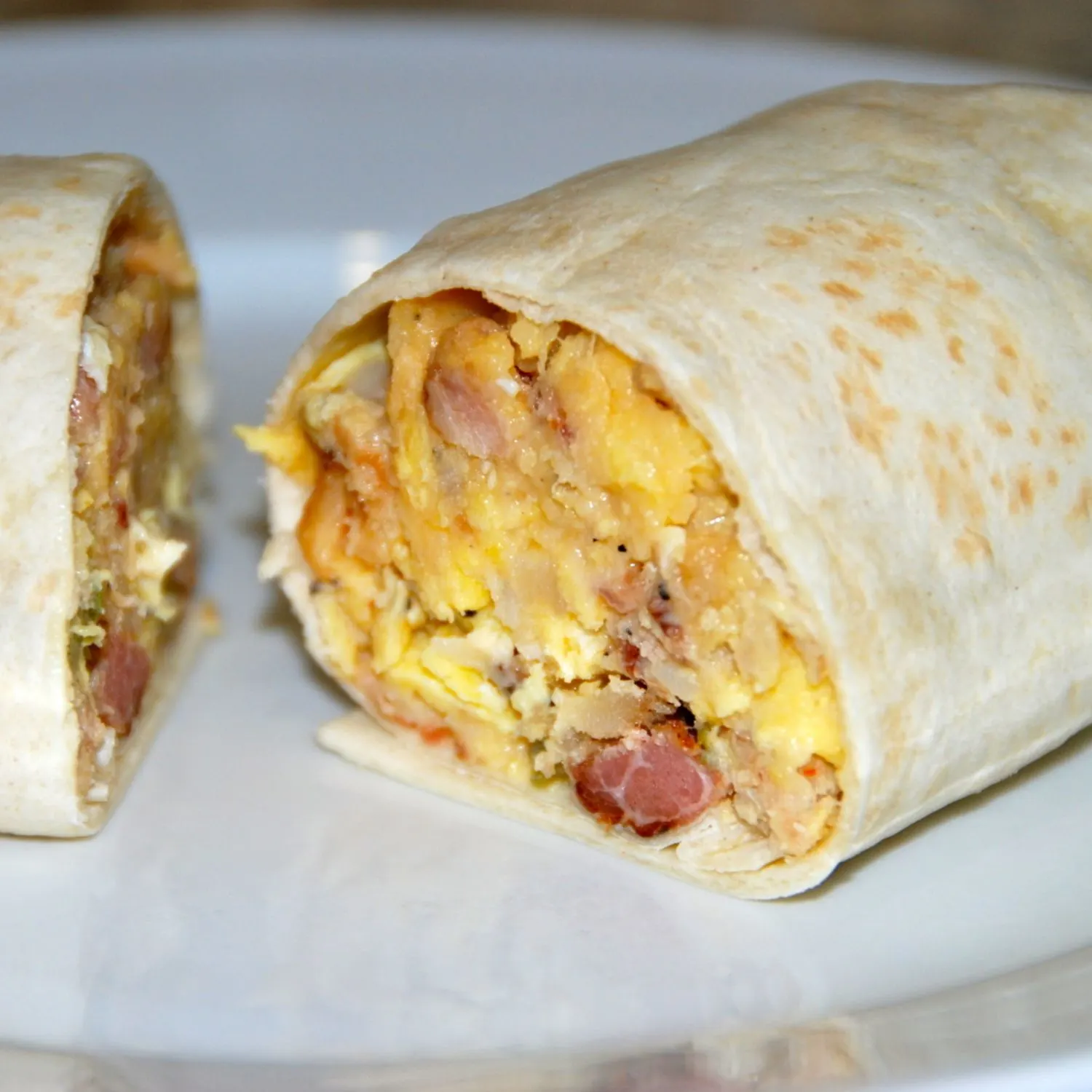 Gluten-Free Breakfast Burrito with Bacon Gluten-Free Breakfast Burrito with Bacon