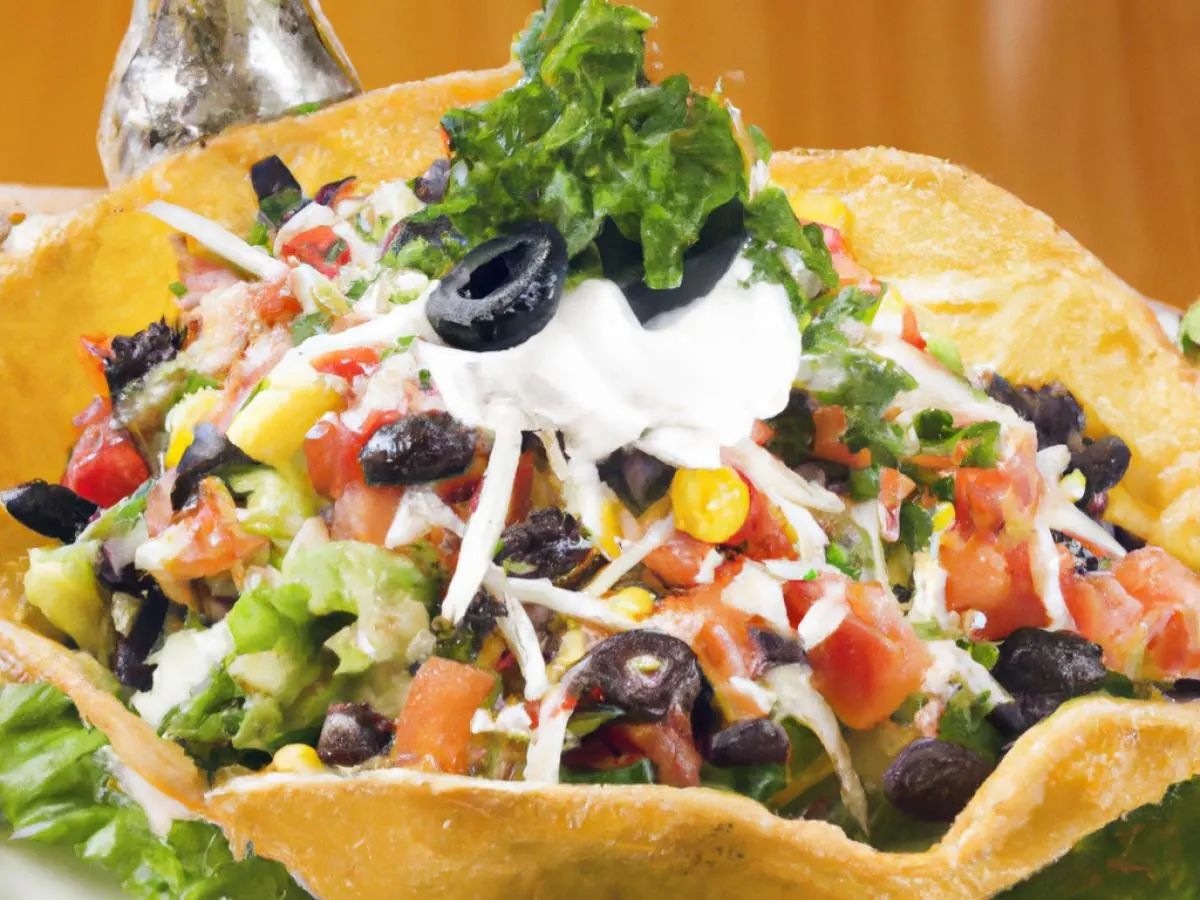 Veggie Taco Salad Boxed Meal Veggie Taco Salad Boxed Meal