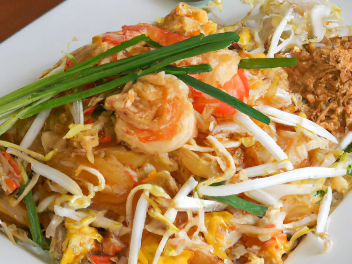 Burmese Pad Thai with Shrimp Burmese Pad Thai with Shrimp