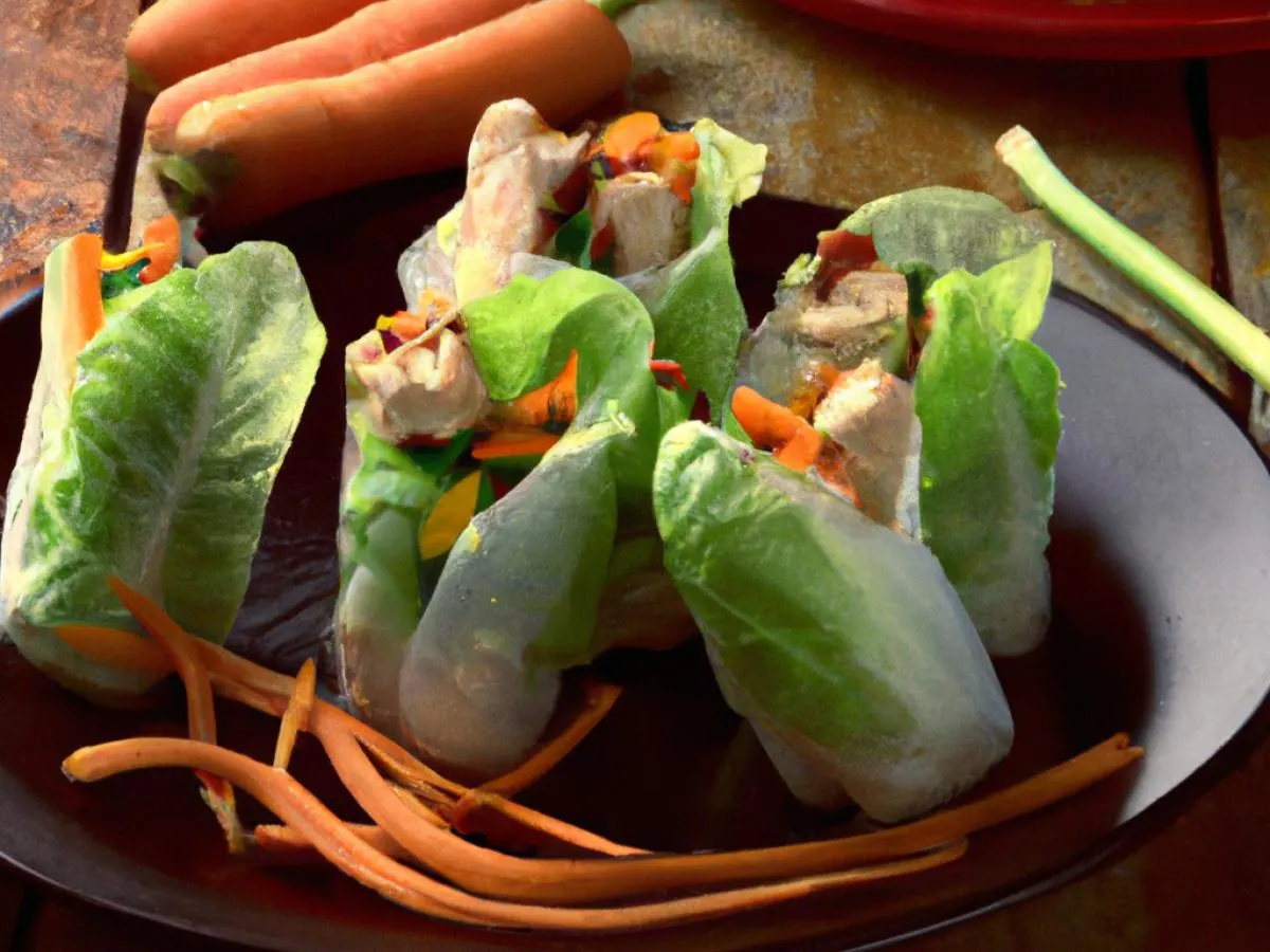 Lettuce Cups with Chicken Lettuce Cups with Chicken