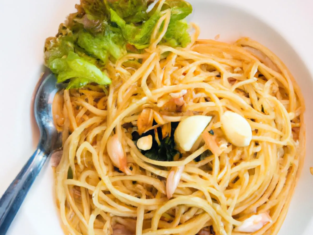 Garlic Spaghetti Garlic Spaghetti