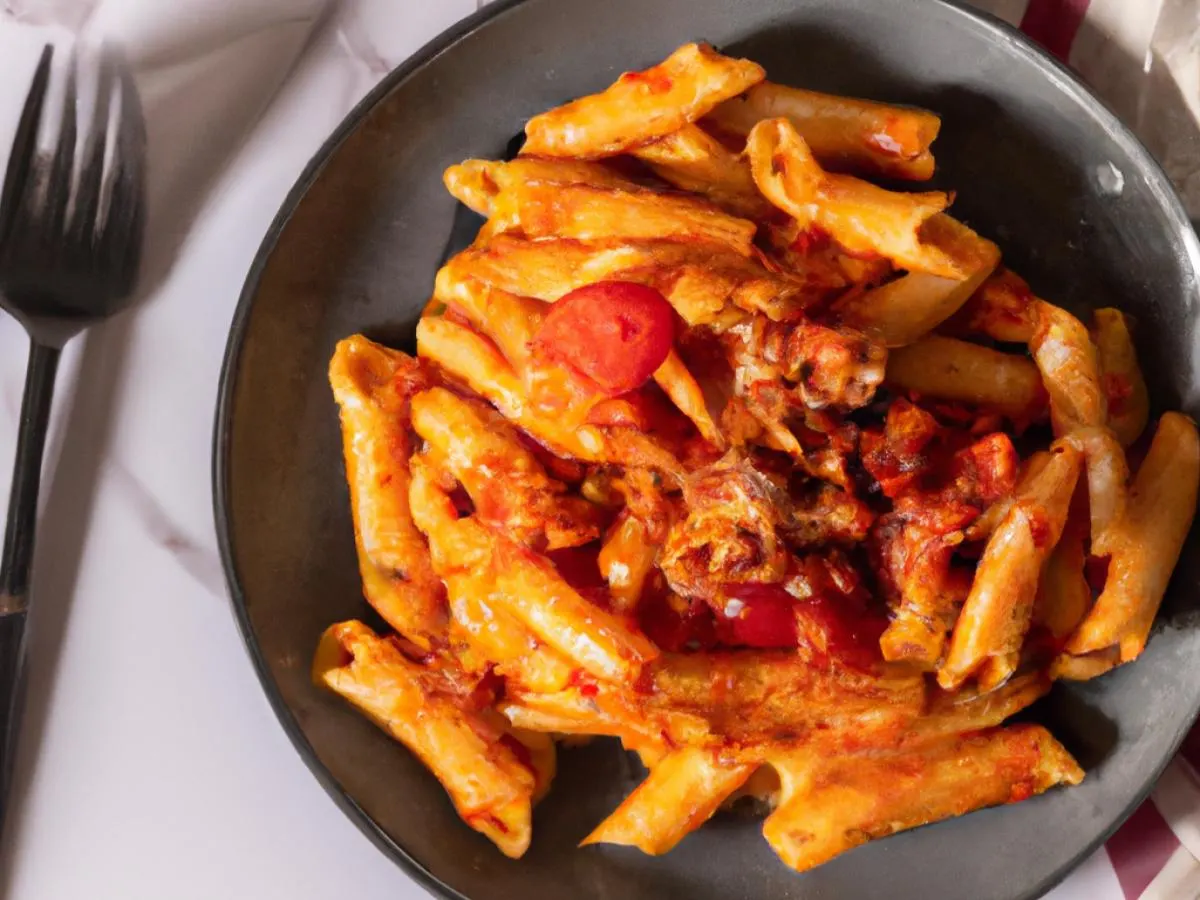 Penne Pasta Pomadori Sauce Penne Pasta Pomadori Sauce