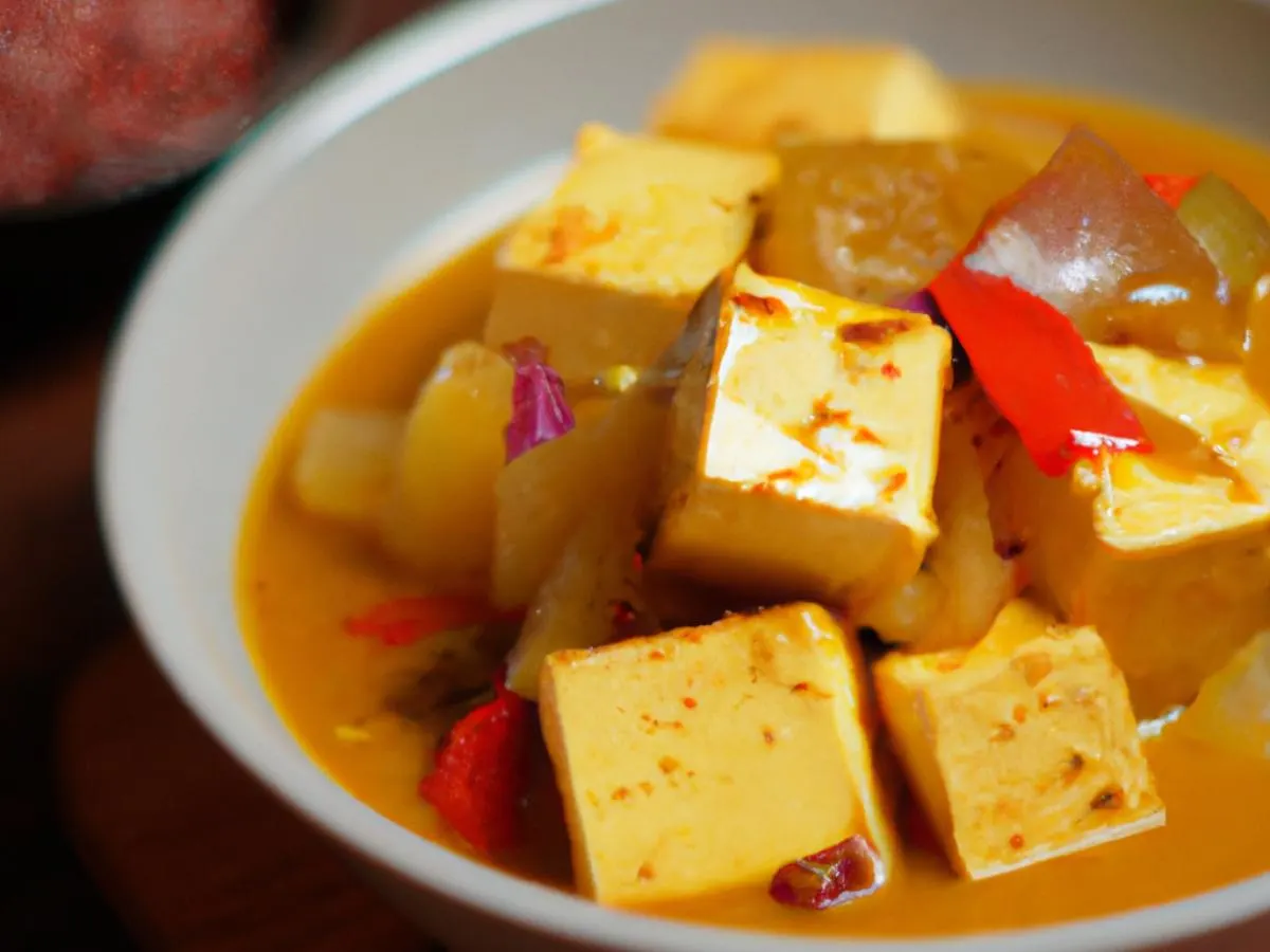Mild Curry Tofu Mild Curry Tofu