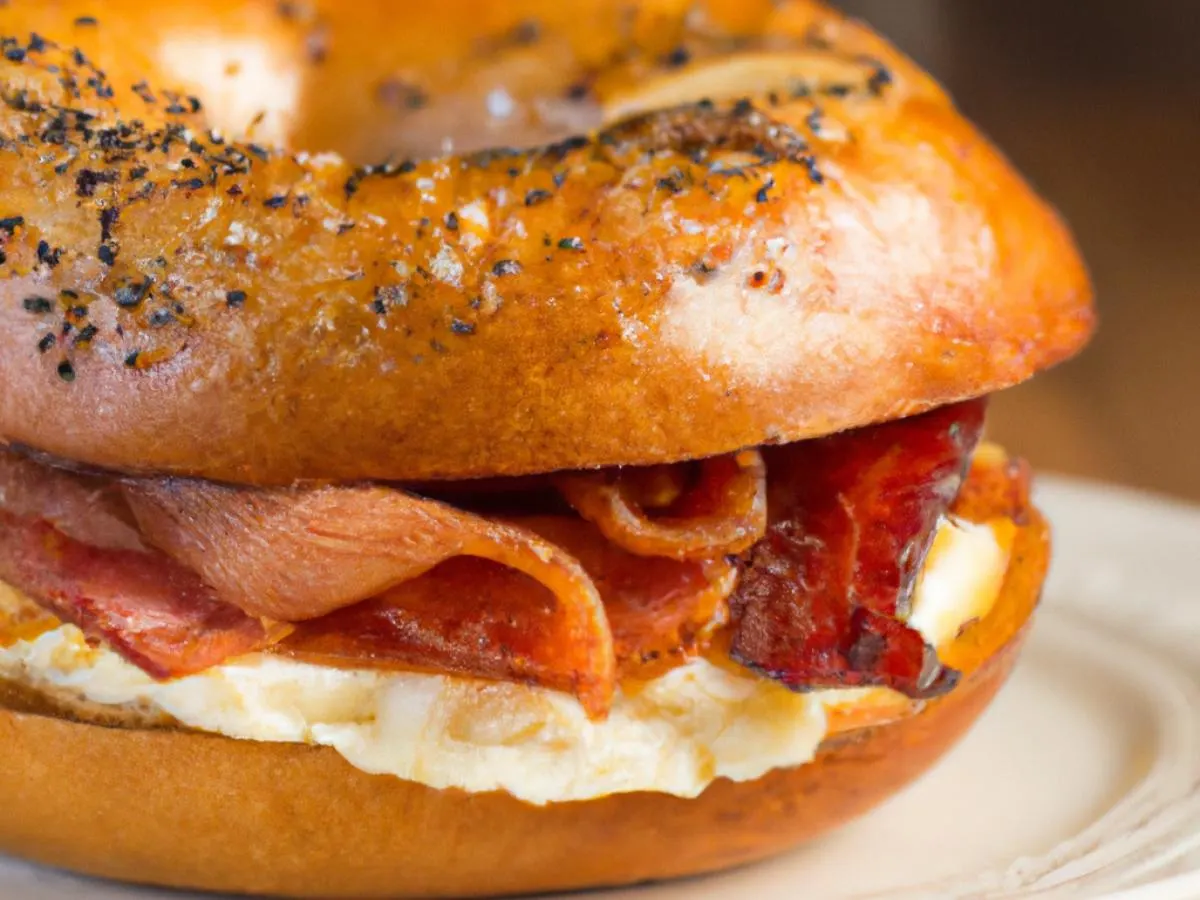 Bacon, Egg and Sausage Sandwich Bacon, Egg and Sausage Sandwich