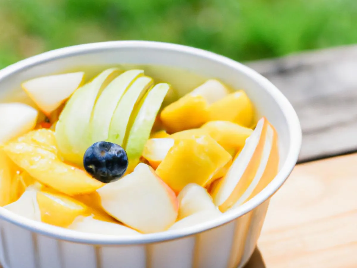 Organic Fruit Salad Cup Organic Fruit Salad Cup