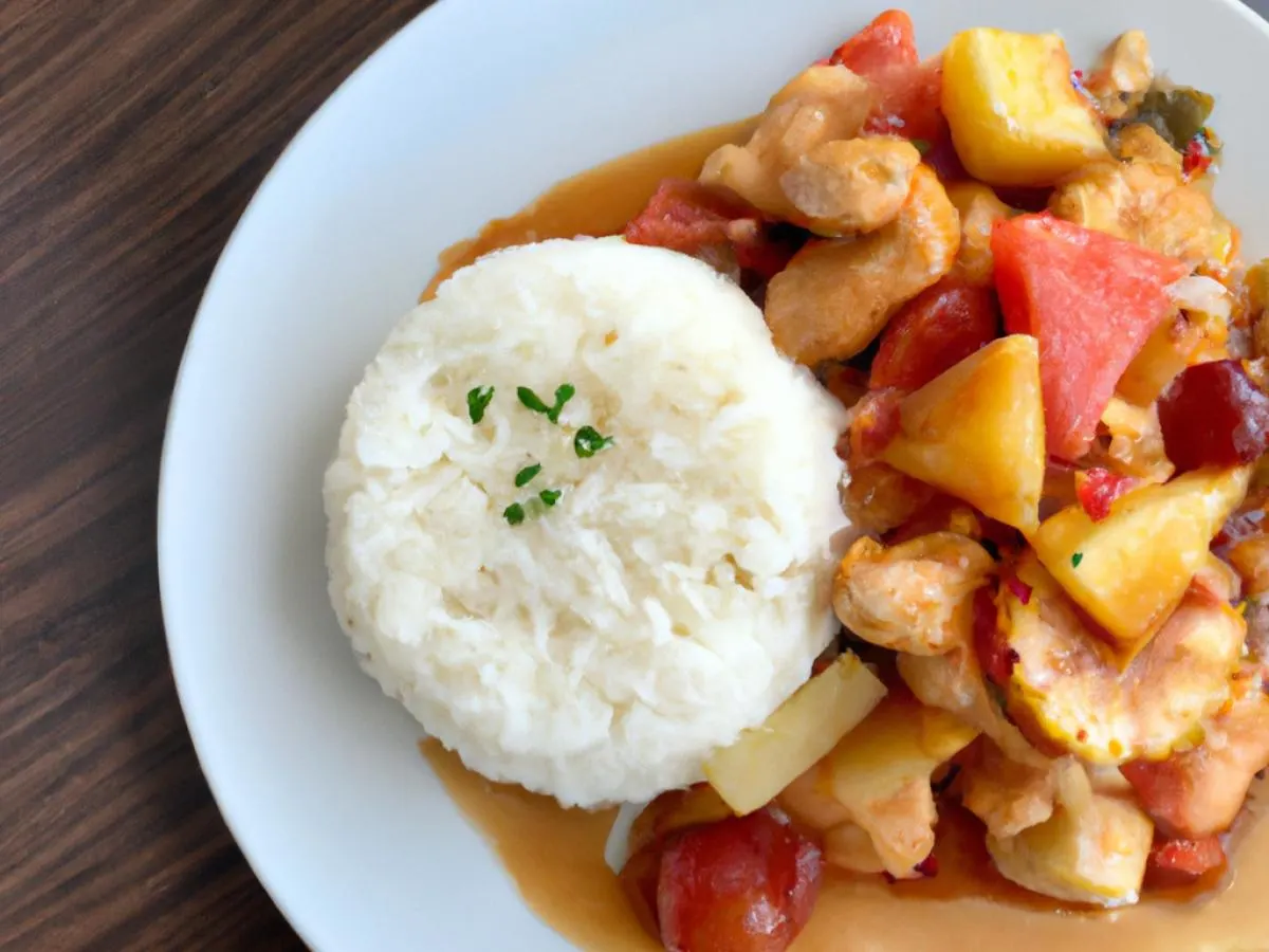 Halal Sweet and Sour Chicken Halal Sweet and Sour Chicken