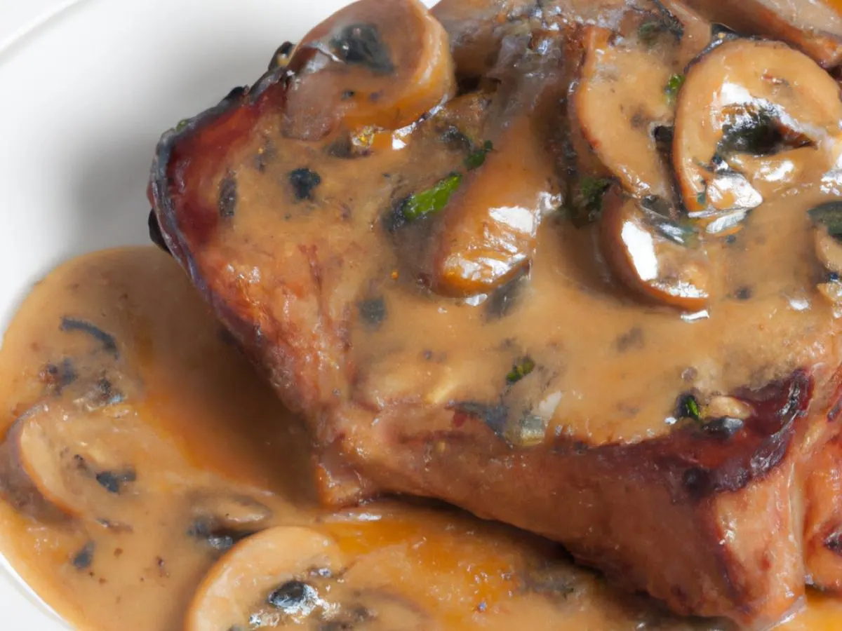 Top Sirloin Steak with Wild Mushroom Demi Top Sirloin Steak with Wild Mushroom Demi